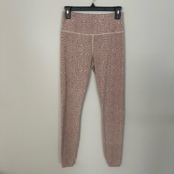 Varley Duncan Leggings Rose Feather Print Neutral (Size S) - Picture 1 of 7